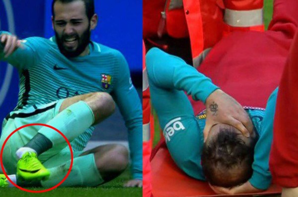 Aleix Vidal pasará la noche en un hospital de Vitoria