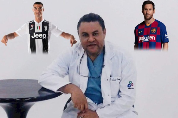 Médico ilustra con fútbol a hondureños para que entiendan el peligro del coronavirus