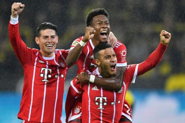 Bayern Múnich golea al Borussia Dortmund en el Signal Iduna Park