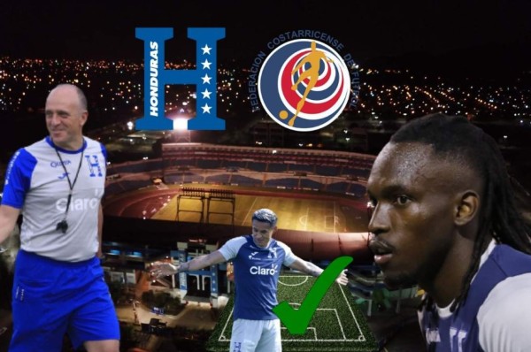 El 11 confirmado de Honduras: Así jugará la Selección Nacional ante Costa Rica en el Olímpico