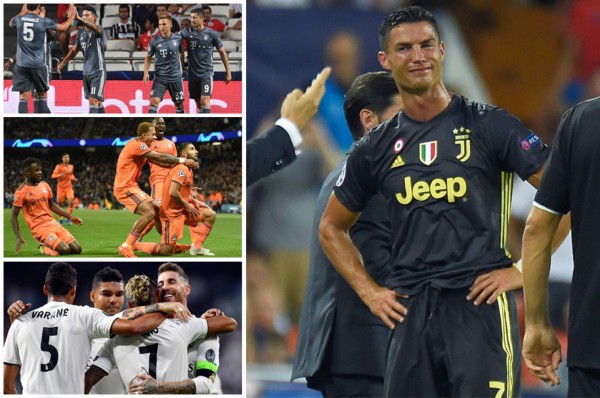 Cristiano llora; Real Madrid apabulla y el City es sorprendido