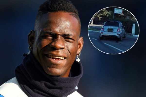 Balotelli comienza el año 2020 estrellando su carro en la casa de un vecino