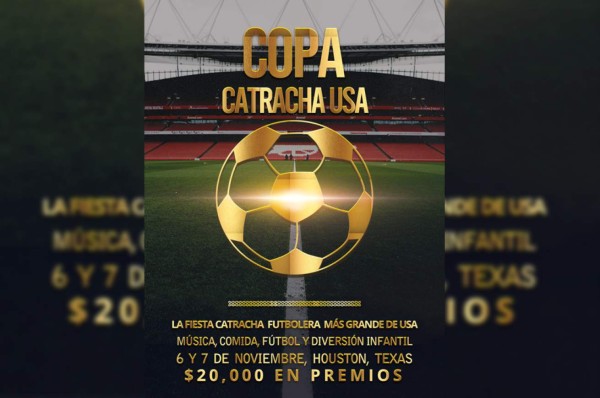Copa Catracha USA: El 6 y 7 de noviembre tendremos fiesta de fútbol hondureño en Houston
