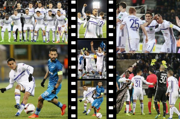 El emotivo festejo de Najar tras la clasificación a octavos en la Europa League