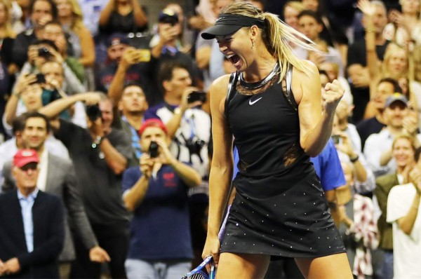 María Sharapova derrota a la número dos Halep en su regreso al US Open