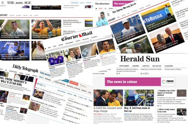 Tras eliminación de Italia, medios de Australia advierten a su selección