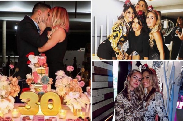 Antonela Rocuzzo y Daniella Semaan, radiantes en la fiesta de la mujer de Luis Suárez