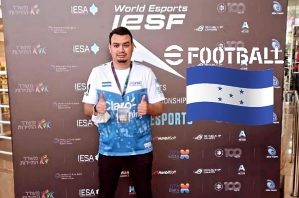 Eduardo Macías ya en Israel para representar a Honduras en el Campeonato Mundial de Esports