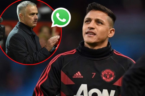 ¡Se filtra por Whatsapp! La apuesta que ganó Alexis Sánchez por el despido de Mourinho