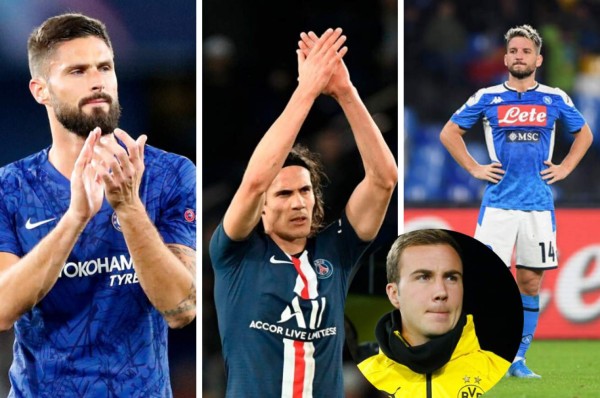 'Cañoneros sueltos': Los delanteros del fútbol europeo que terminan contrato en 2020