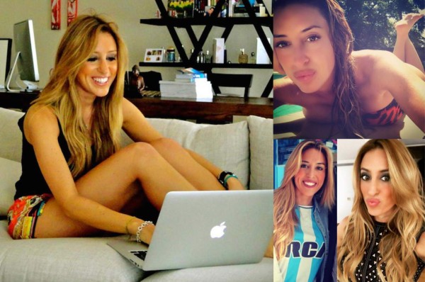 Bárbara Blanco, la hermosura que piden para la presidencia del Rácing