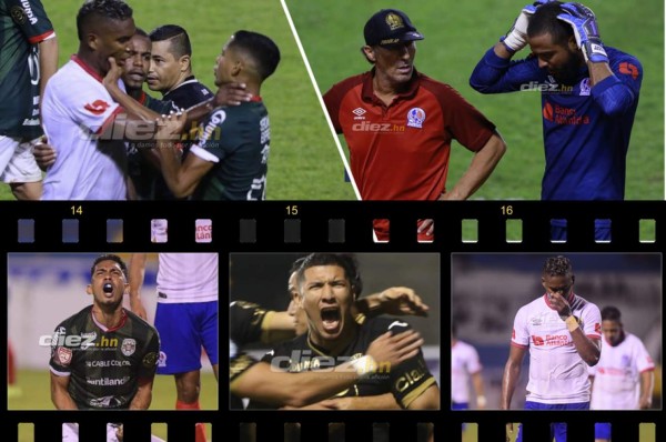 El descontrol de los futbolistas en el Olímpico, delicado momento de Menjívar y el chistoso 'banco' que utilizó Diego Vázquez