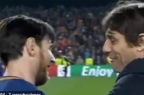 En fotos: Conte se rinde a Messi, la felicidad de Dembélé y la dedicatoria de Leo