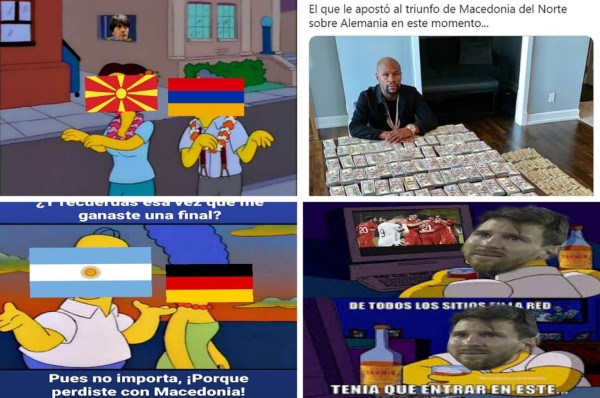 Messi y Argentina son víctimas también: Los crueles memes que se burlan de Alemania por perder con Macedonia