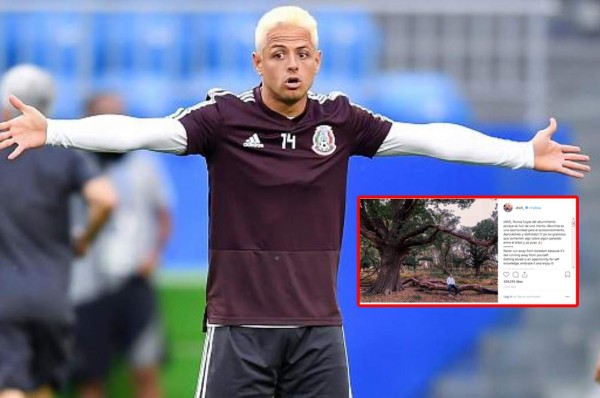Chicharito Hernández muestra seña obscena a sus seguidores en Instagram