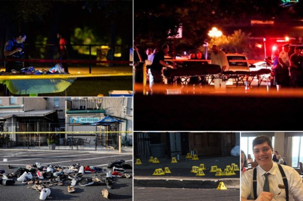 FOTOS: Dolorosas imágenes de los tiroteos en Dayton, Ohio y Chicago