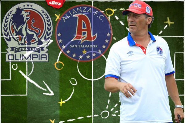 El modificado 11 titular del Olimpia ante Alianza en Copa Premier