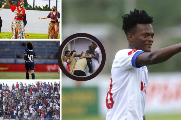 Fotos: Así celebró Félix Crisanto su gol con Olimpia, el show de inauguración y el hijo del 'Nene' Obando debutó