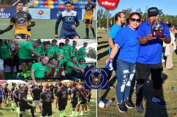 Hawks United F.C, la casa hogar de los catrachos en Estados Unidos detrás de la historia de superación de un obrero de La Lima