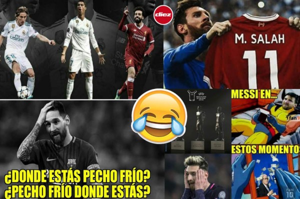 Memes: Destrozan a Messi tras quedar fuera del 'Mejor Jugador del Año' por la UEFA
