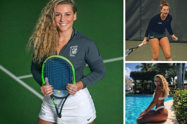 ¿De dónde salió? Klara Mrcela, la infartante tenista de la que todos hablan en Estados Unidos
