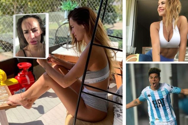 Las duras imágenes de la mujer de Cristaldo tras recibir una paliza: El jugador fue apartado del club