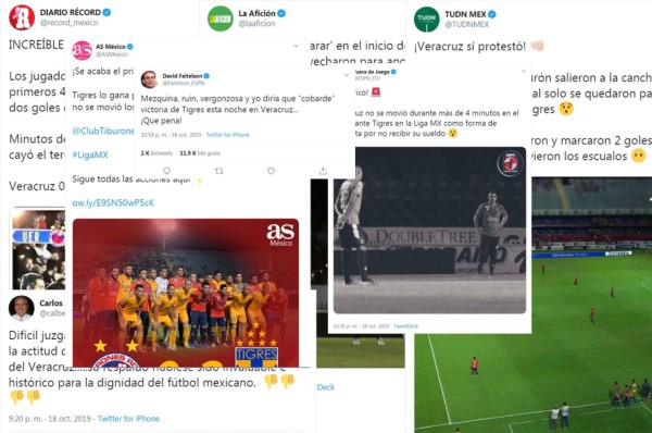 ¡Los reprochan! Esto dicen los medios y periodista luego de lo ocurrido entre Veracruz y Tigres