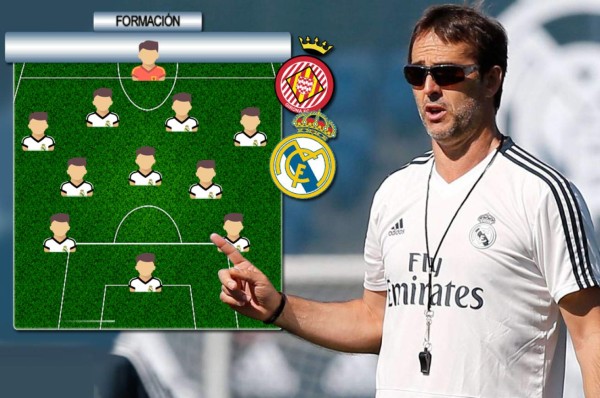 El equipón que presentaría Real Madrid ante el Girona del Choco Lozano
