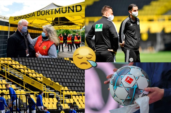 El regreso del fútbol en la Bundesliga en fotos: Celebraciones, suplentes como 'afición' y las medidas de bioseguridad