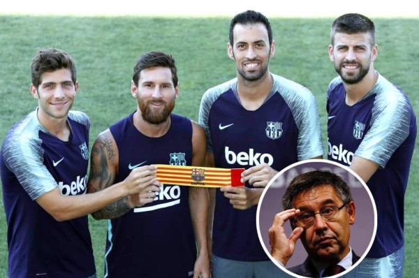 Capitanes del Barcelona y su feroz carta a Bartomeu y la dirigencia del equipo culé