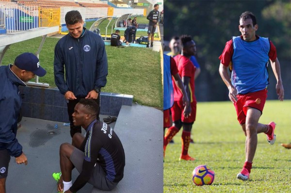 Motagua y Real España no se relajan y entrenan en pleno 25 de diciembre