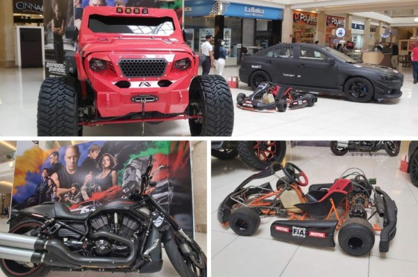 ¡Rápidos y Furiosos! Tegucigalpa disfrutó la exhibición de autos previo al estreno de la novena temporada