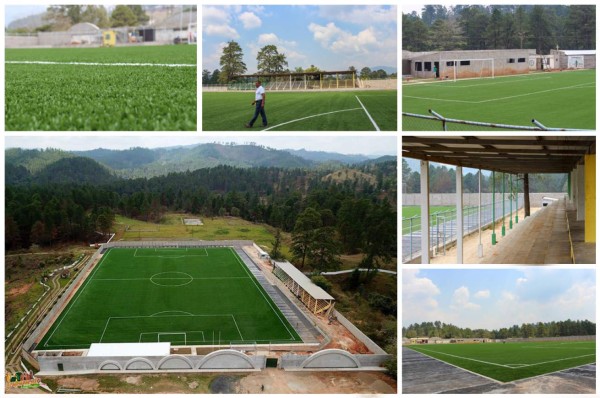 El nuevo y bonito estadio que se inaugurará en Campamento, Olancho