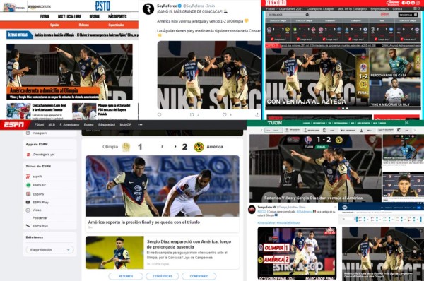 'Ganó el más grande': Lo que dice la prensa mexicana del Olimpia tras caer ante el América