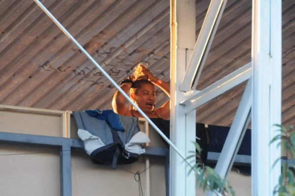 Así luce el estadio mexicano donde los migrantes hondureños han sido albergados