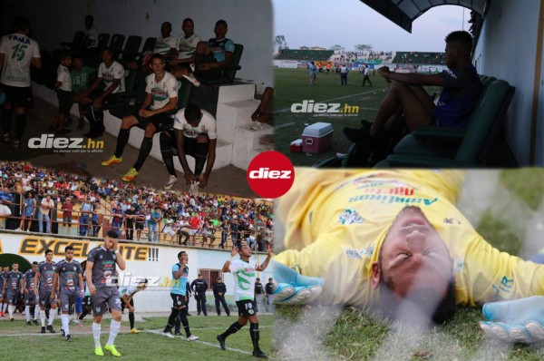 Las imágenes más curiosas que dejó el partido Juticalpa ante Platense