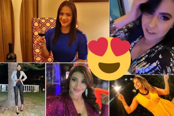 ¡Feliz Año Nuevo! Así recibieron el 2020 las presentadoras más bellas de Honduras