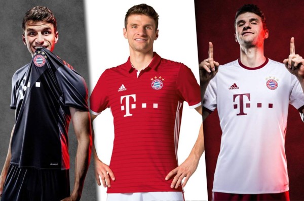 Los uniformes de los grandes equipos de Europa