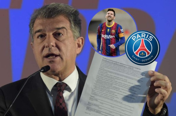 'Es una falta de respeto al Barcelona decir que quieren fichar a Messi': Laporta ataca al PSG&nbsp;&nbsp;