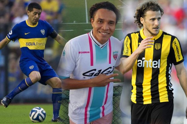 ¡Tres genios en Miami! Rambo, Riquelme y Forlán podrían jugar juntos