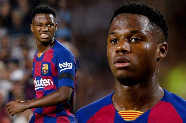 Ansu Fati y el récord que desea batir en la Champions League con el Barcelona