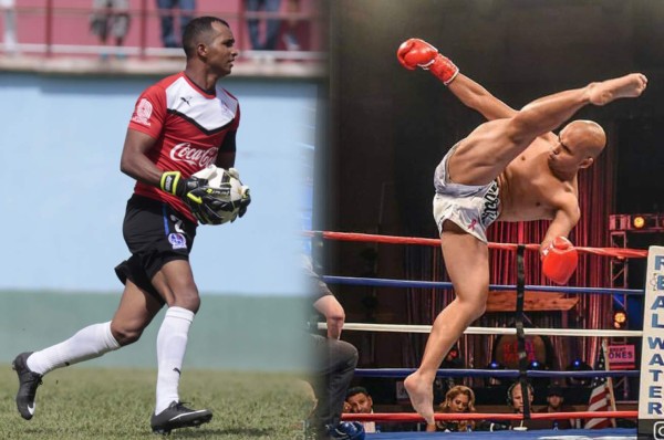 El primo de Donis Escober que es boxeador en Estados Unidos