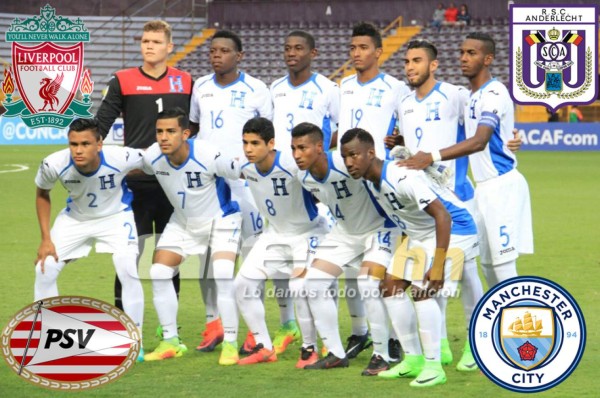 Visores del Liverpool, Manchester City y PSV observan a los catrachos en Premundial Sub-20