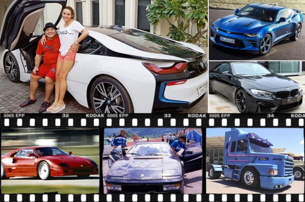 La brutal colección de carros que tuvo Diego Maradona con los años: así fue el primero antes del estrellato