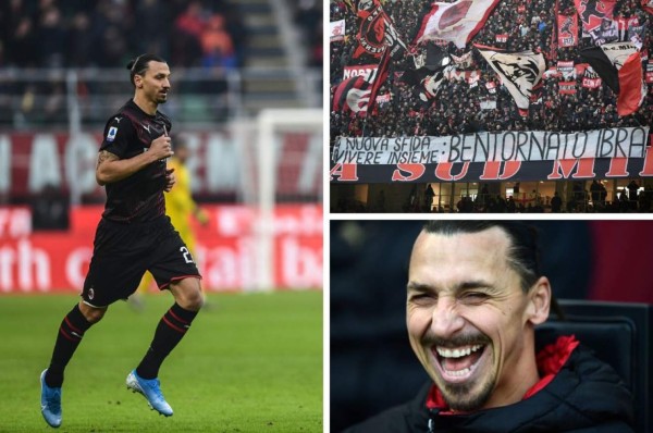 Así fue debut de Zlatan Ibrahimovic con el AC Milan en Italia: Muchas risas y locura en las gradas