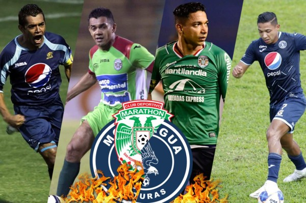 Diez grandes futbolistas que fueron desechados en Motagua y fichados por Marathón