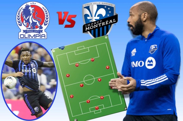 ¡Poderoso! El 11 del Impact Montreal para buscar remontar al Olimpia con Romell Quioto a la cabeza