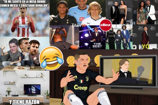 Memes: Modric, Cristiano y Messi son los blancos en los premios The Best