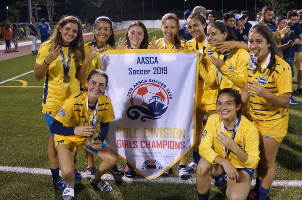 Escuela Internacional Sampedrana, tetracampeonas del AASCA en femenino