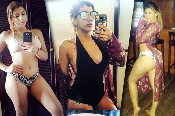 Katherin Galo, la bomba sexy catracha y sus candentes fotos en Instagram